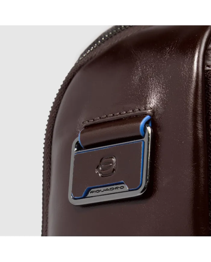 Piquadro Zaino porta pc 14" Blue square Mogano