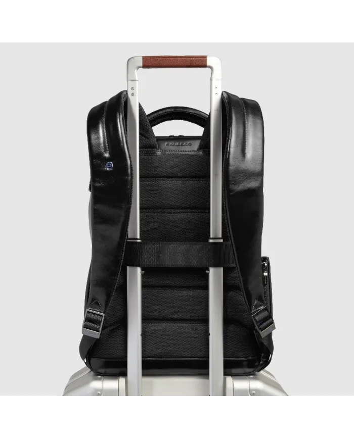 Piquadro Zaino porta pc 14" Blue square Nero