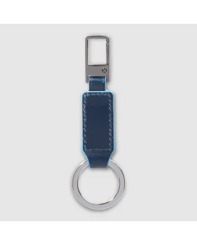 Piquadro Porta chiavi Blue square.