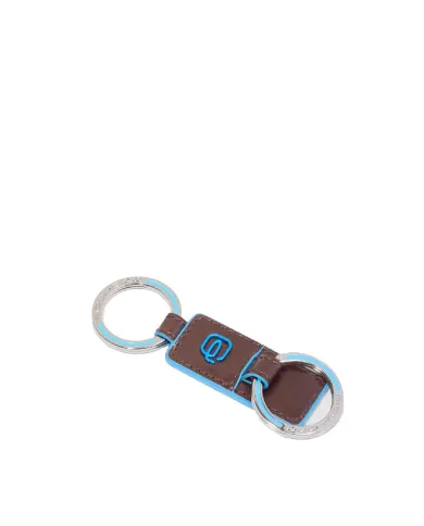 Piquadro Porta chiavi Blue Square Mogano