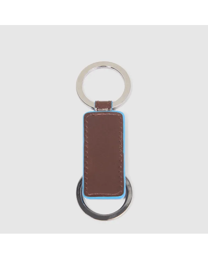 Piquadro Porta chiavi Blue Square Mogano
