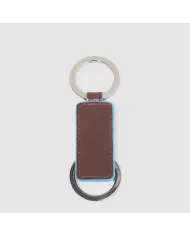 Piquadro Porta chiavi Blue Square Mogano