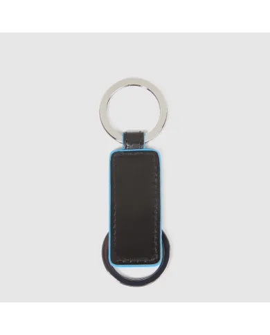 Piquadro Porta chiavi Blue Square Nero