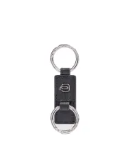 Piquadro Porta chiavi Black square. Nero