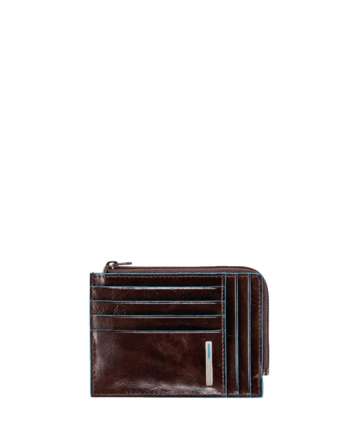 Piquadro Portadocumenti monete Mogano