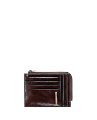 Piquadro Portadocumenti monete Mogano