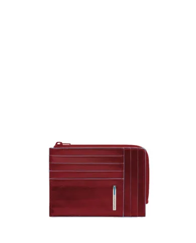 Piquadro Portadocumenti monete Rosso