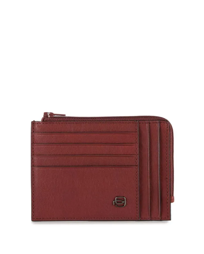 Piquadro Portadocumenti monete Rosso