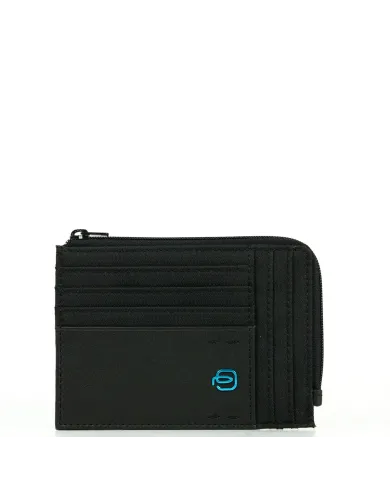 Piquadro Porta documenti tessuto Nero