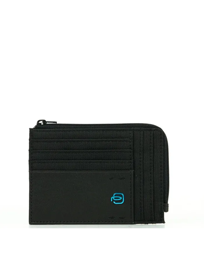 Piquadro Porta documenti tessuto Nero