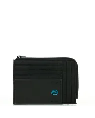 Piquadro Porta documenti tessuto Nero