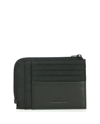 Piquadro Porta documenti tessuto Nero