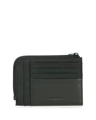 Piquadro Porta documenti tessuto Nero