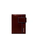 Piquadro Agenda organizer in pelle"Blue square". Mogano