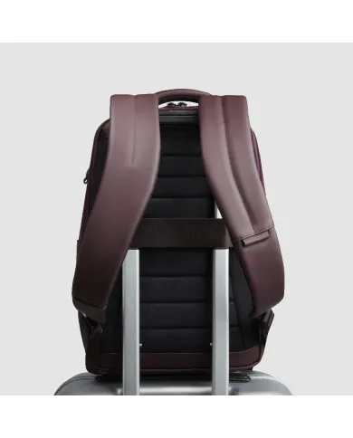 Piquadro Zaino impermeabile per pc 14 Bordeaux