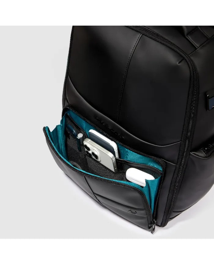 Piquadro Zaino impermeabile per pc 15,6 Nero