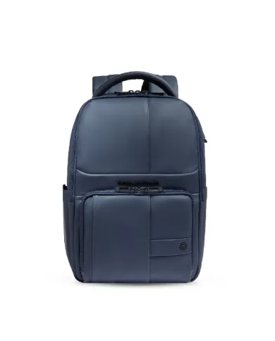 Piquadro Zaino da viaggio impermeabile porta pc 14 Blu