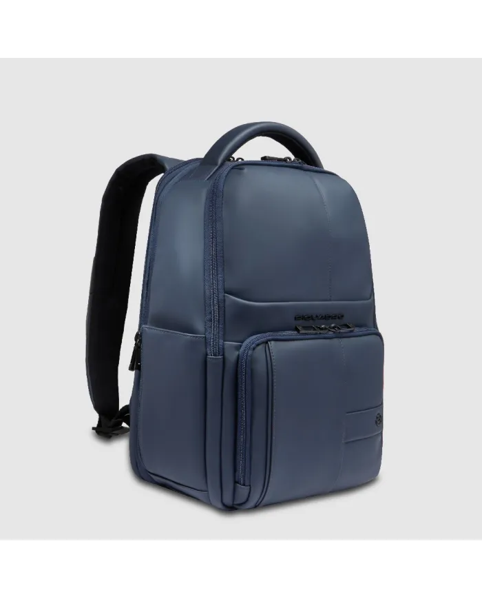 Piquadro Zaino da viaggio impermeabile porta pc 14 Blu