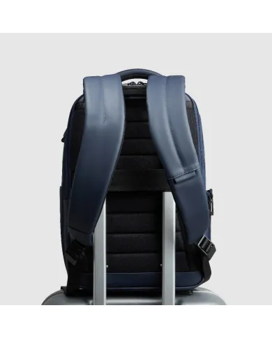 Piquadro Zaino da viaggio impermeabile porta pc 14 Blu