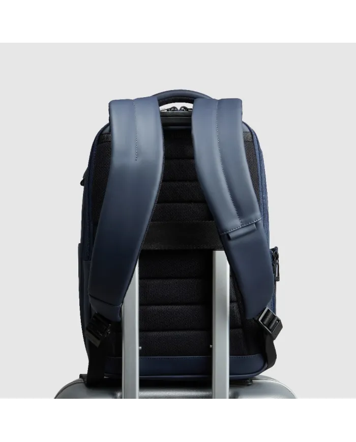Piquadro Zaino da viaggio impermeabile porta pc 14 Blu