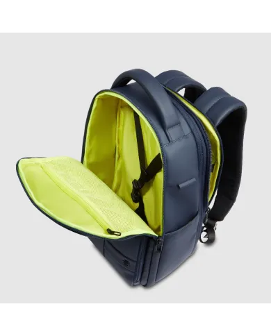 Piquadro Zaino da viaggio impermeabile porta pc 14 Blu