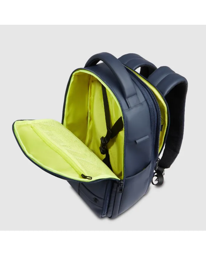 Piquadro Zaino da viaggio impermeabile porta pc 14 Blu