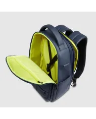 Piquadro Zaino da viaggio impermeabile porta pc 14 Blu