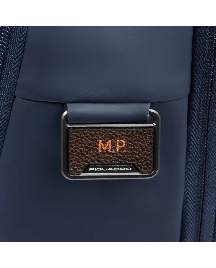 Piquadro Zaino da viaggio impermeabile porta pc 14 Blu