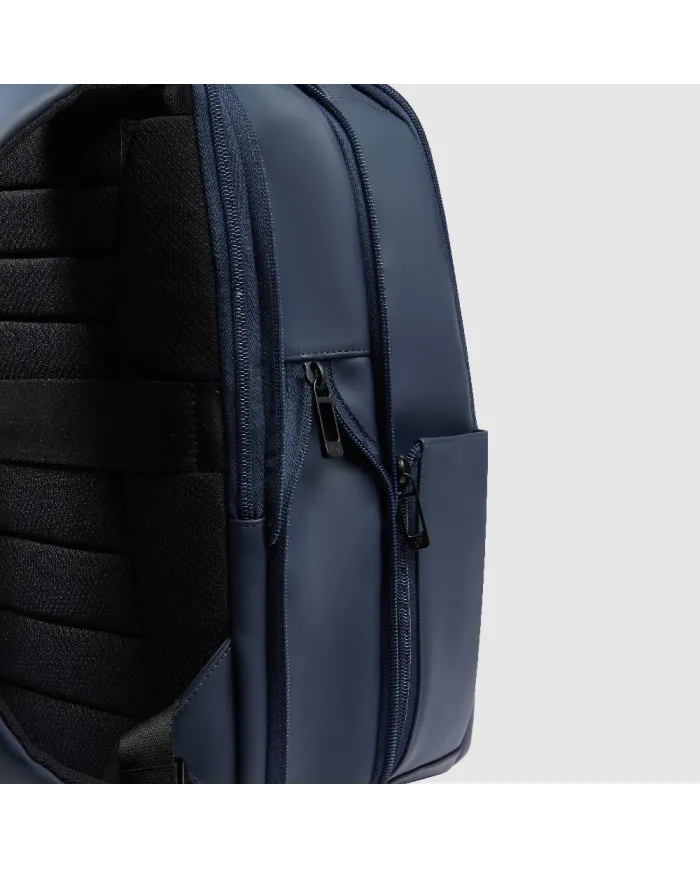 Piquadro Zaino da viaggio impermeabile porta pc 14 Blu