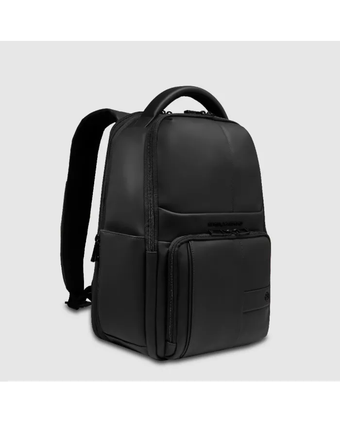 Piquadro Zaino da viaggio impermeabile porta pc 14 Nero