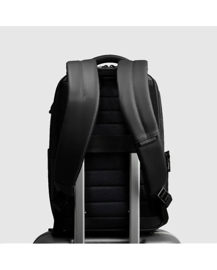 Piquadro Zaino da viaggio impermeabile porta pc 14 Nero