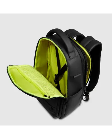Piquadro Zaino da viaggio impermeabile porta pc 14 Nero