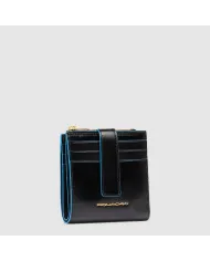 Piquadro Portafoglio piccolo Blue Square Nero