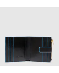 Piquadro Portafoglio piccolo Blue Square Nero