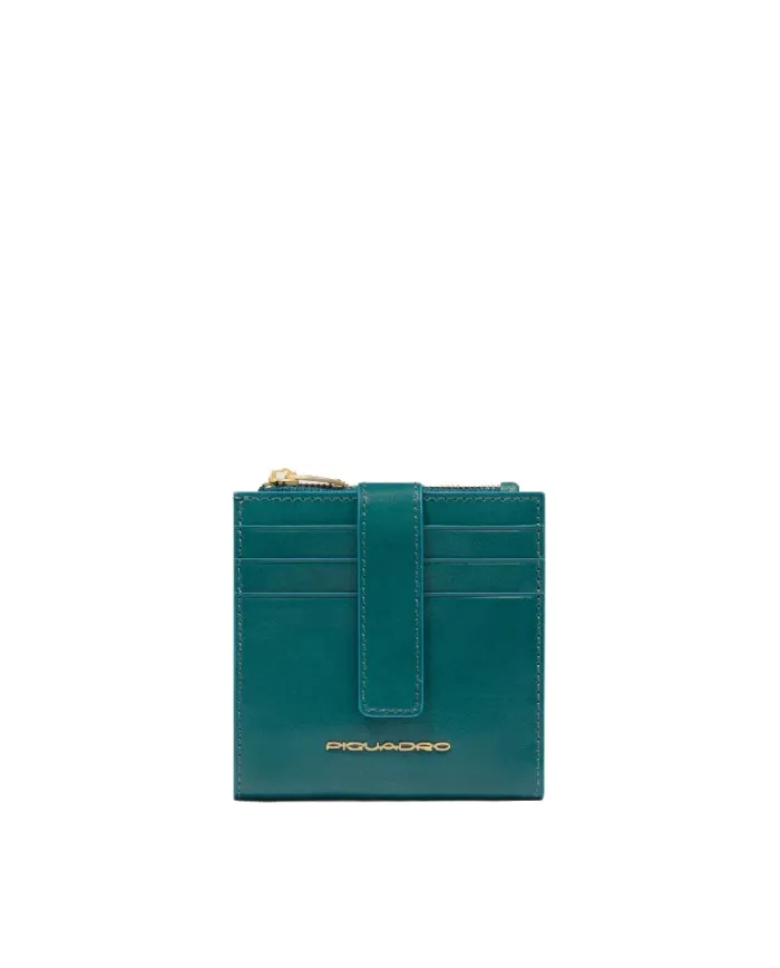 Piquadro Portafoglio piccolo Blue Square Ottanio