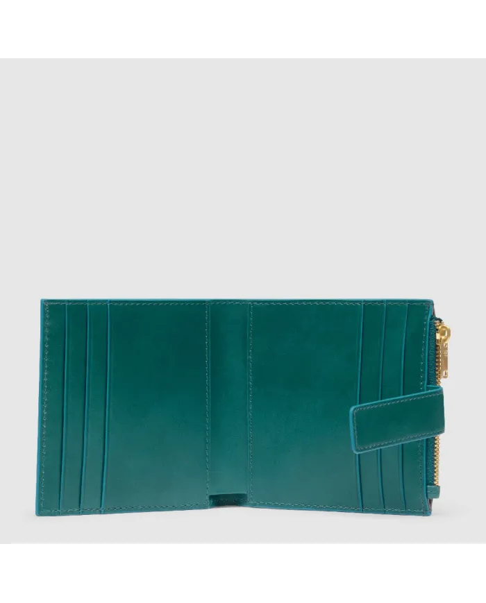 Piquadro Portafoglio piccolo Blue Square Ottanio