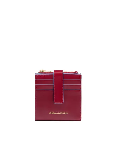 Piquadro Portafoglio piccolo Blue Square Rosso