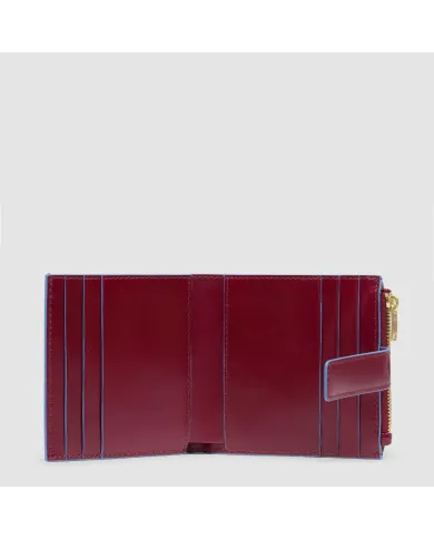 Piquadro Portafoglio piccolo Blue Square Rosso