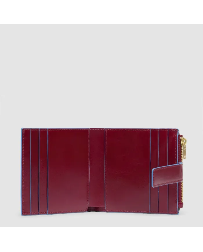 Piquadro Portafoglio piccolo Blue Square Rosso