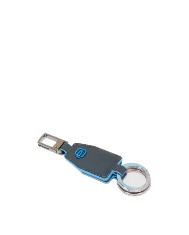 Piquadro Porta chiavi divisibile Blue square.