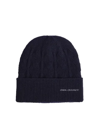 Piquadro Berretto uomo 100% lana Blu