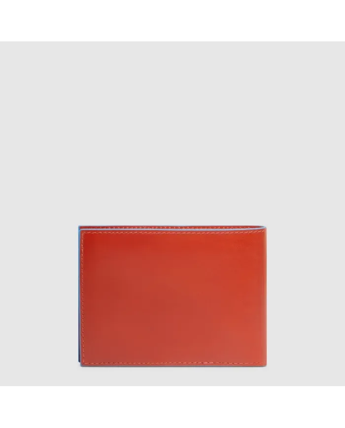 Piquadro Portafoglio uomo in pelle Blue square Cuoio
