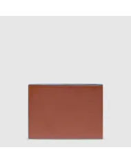 Piquadro Portafoglio uomo in pelle Blue square Marrone