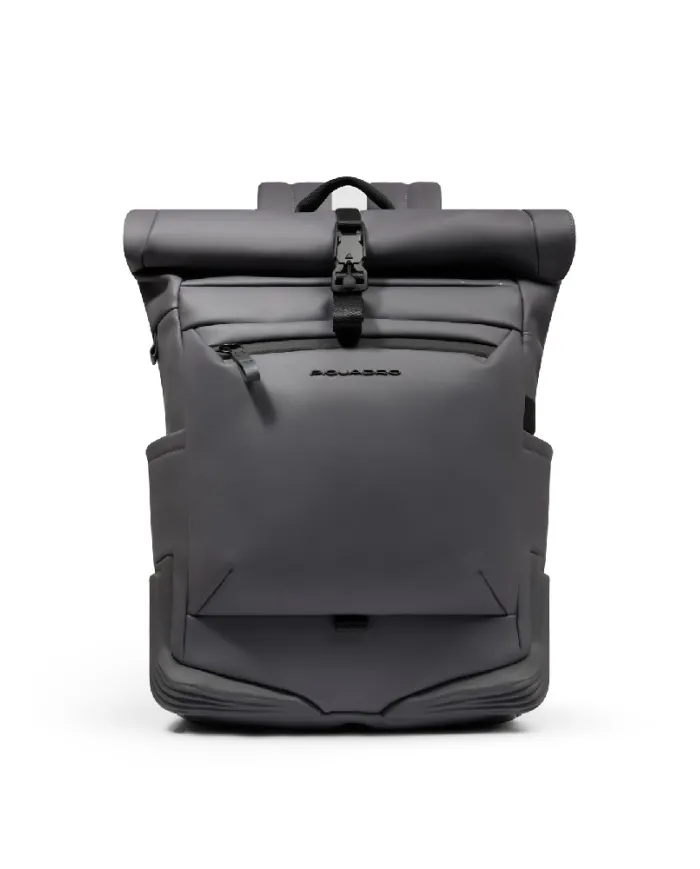 Piquadro Zaino roll-top porta pc 15,6 Corner Grigio