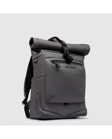 Piquadro Zaino roll-top porta pc 15,6 Corner Grigio