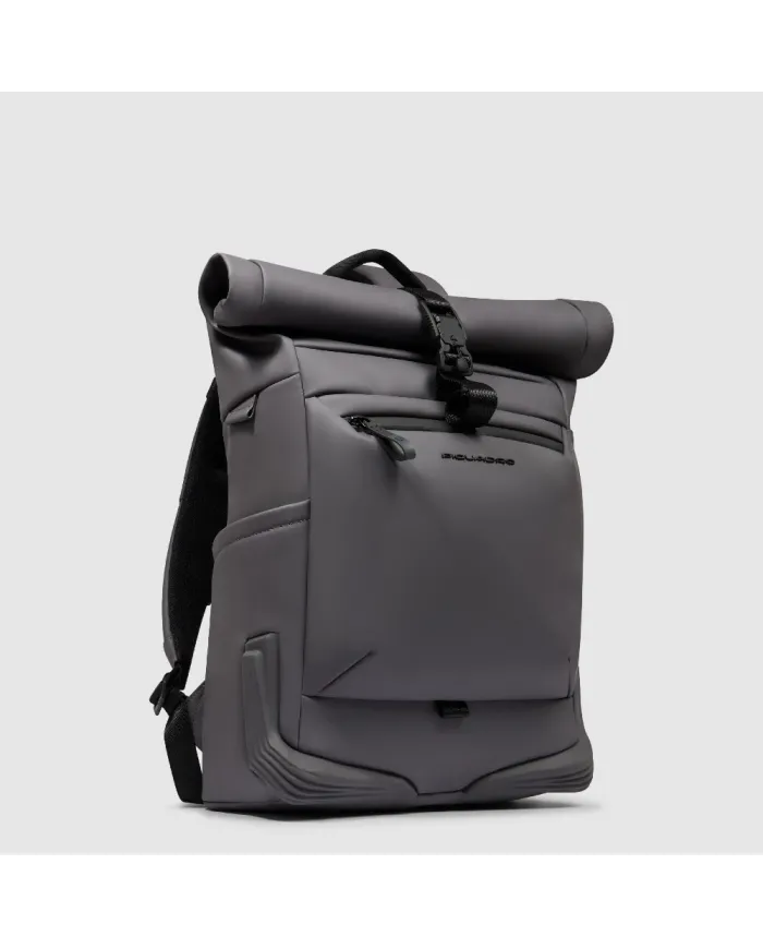 Piquadro Zaino roll-top porta pc 15,6 Corner Grigio