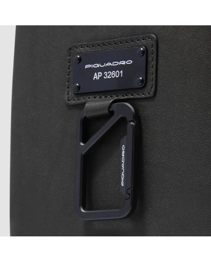 Piquadro Zaino in pelle porta pc 14" Harper Nero Piquadro Zaino in pelle porta pc 14" Harper Nero