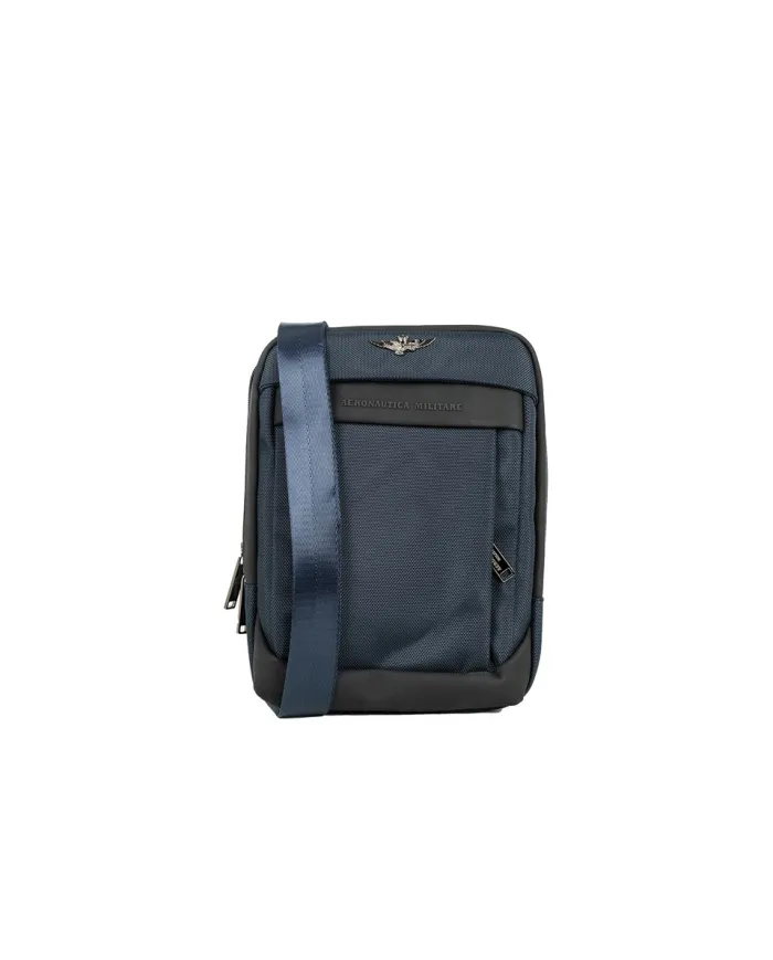 Aeronautica Militare Borsa grande tessuto Lightning Blu