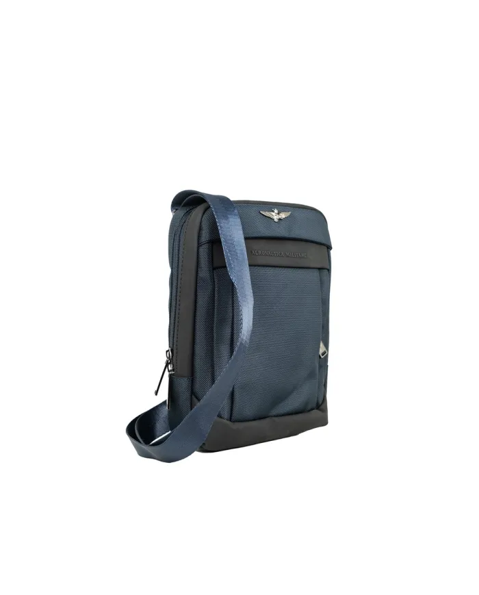 Aeronautica Militare Borsa grande tessuto Lightning Blu
