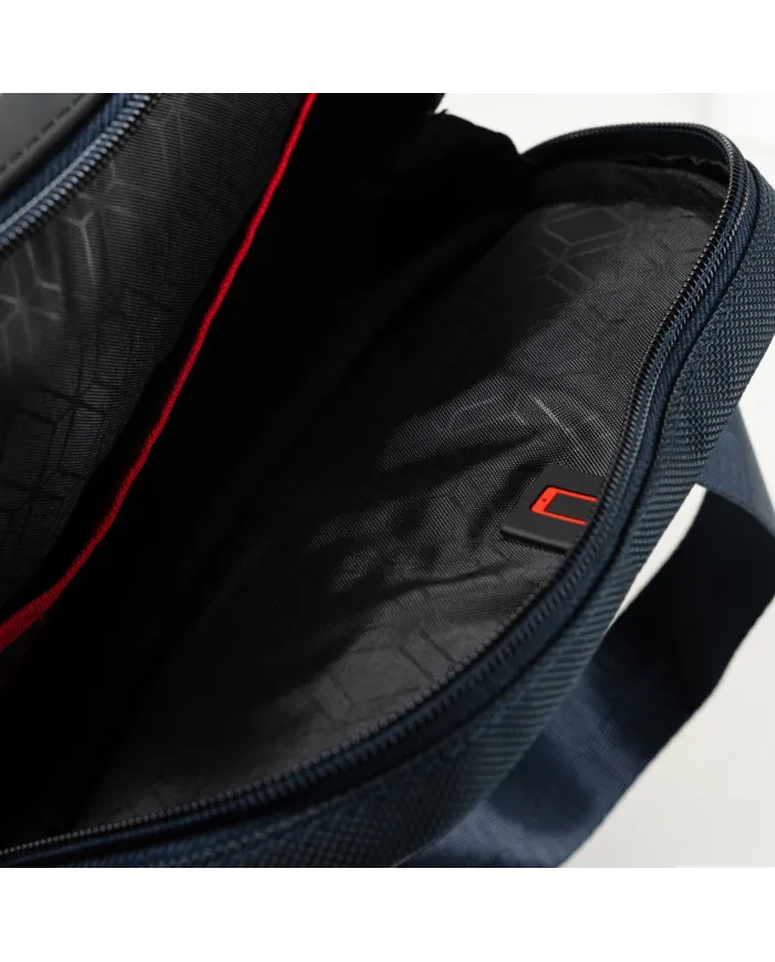 Aeronautica Militare Borsa grande tessuto Lightning Blu